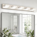 VOLISUN Modern Bathroom Vanity Light Fixtures, Brushed Nickel LED Bathroom by VOLISUN