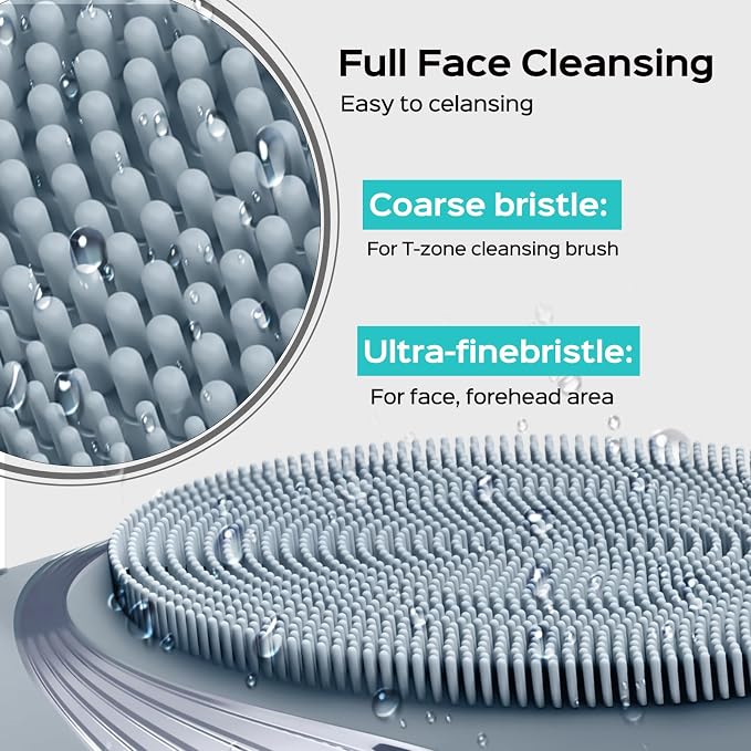 COSLUS FBS01 Face Scrubber Facial Cleansing Brush: 5 Cleansing Modes Silicone - Image 6