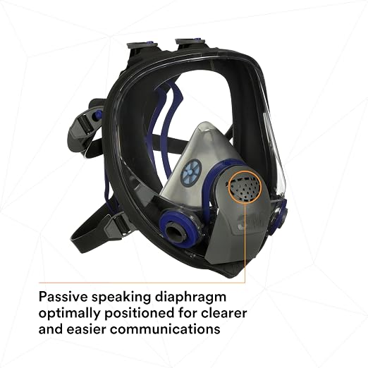 3M Ultimate FX Full Facepiece Reusable Respirator, Six-Strap Harness - Image 9