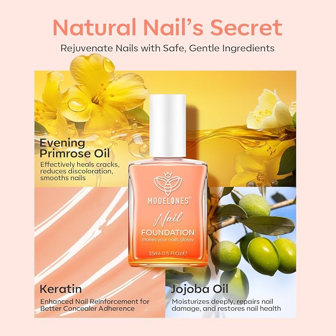 modelones Nail Strengthener Nude Nail Repair - Image 5