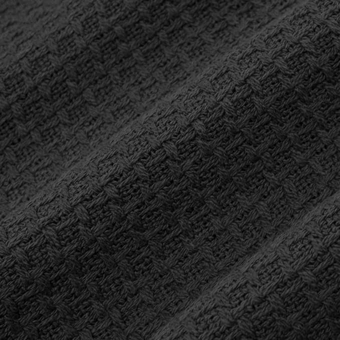 Sweet Home Collection 100% Fine Cotton Blanket Luxurious Weave Stylish Design - Image 3