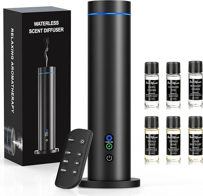 Maromalife Waterless Diffuser, Essential Oil Diffuser, 1000 Sq.Ft Coverage by Maromalife