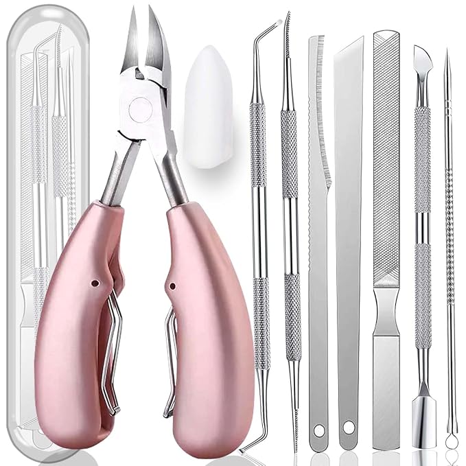 10PCS Toenail Clippers Tool, ingrown Nail Tool, Professional Thick & Ingrown by EODIEBN