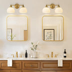 GoYeel Bathroom Vanity Light Fixtures, 2 Light Bathroom Lights Over Mirror - Image 5