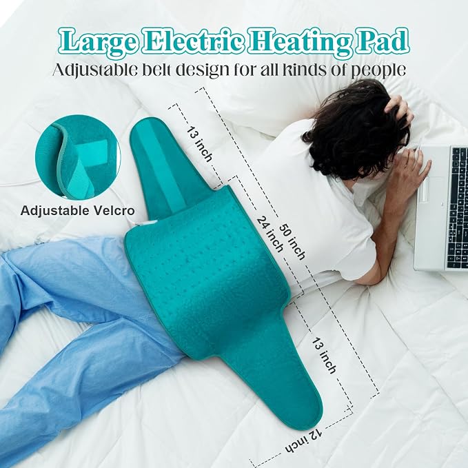 Heating Pad for Back, Heating Pad for Period Cramps/Waist/Stomach - Image 5