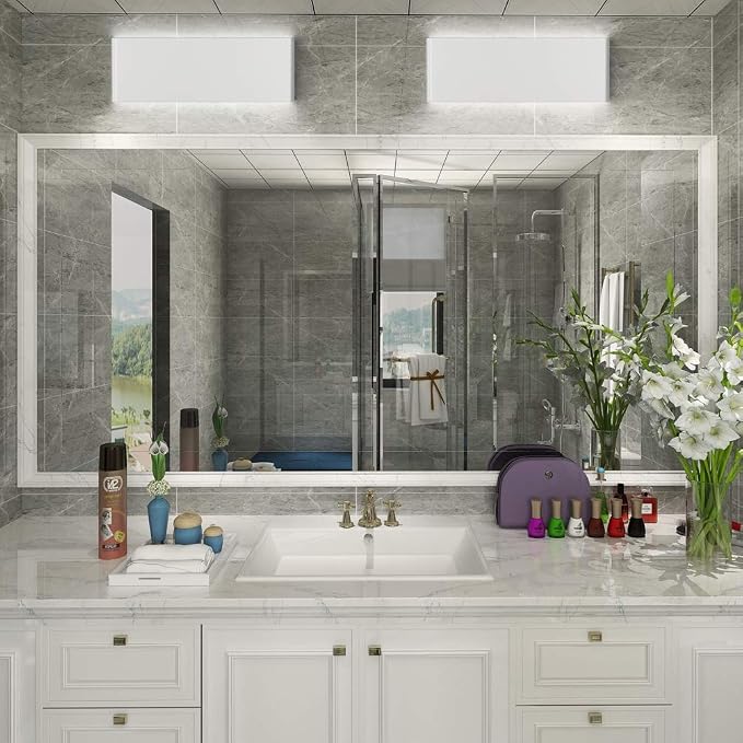 Aipsun 15.75in Matte White Modern Vanity Light Up and Down LED Vanity Light - Image 4