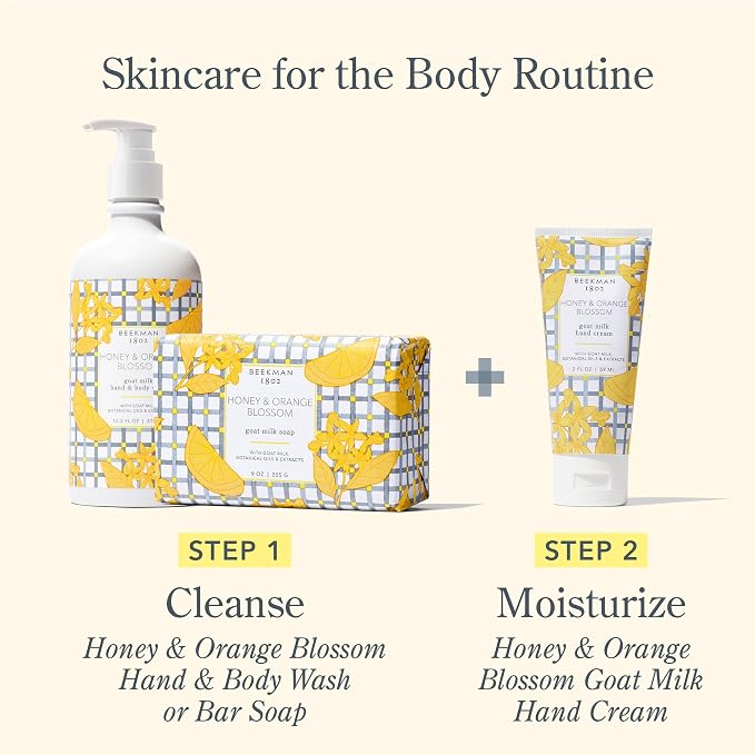 Beekman 1802 Goat Milk Hand Cream – Honey & Orange Blossom – Scented – 2 oz – - Image 5