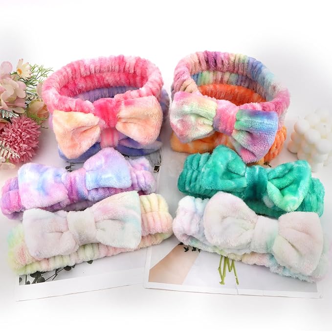 8 Pack Spa Headbands, Microfiber Face Wash Headbands - Image 7