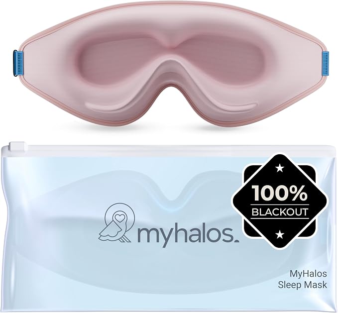 MyHalos® Sleep Mask – 3D Blackout Eye Mask by myhalos