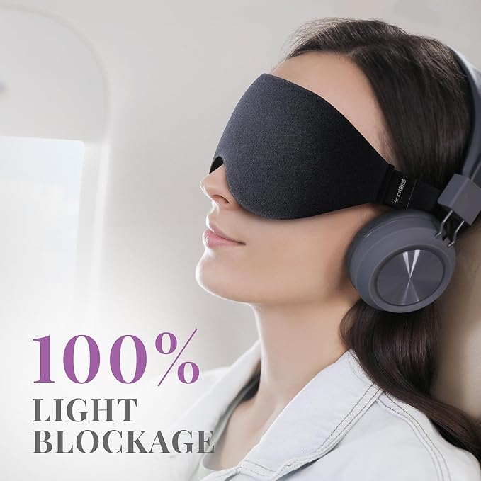 Sleep Mask - Eye Mask for Sleeping - Ultra Lightweight for Side Sleepers - Image 4