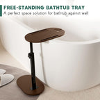 Yumkfoi Bamboo Bathtub Tray Table - Image 2