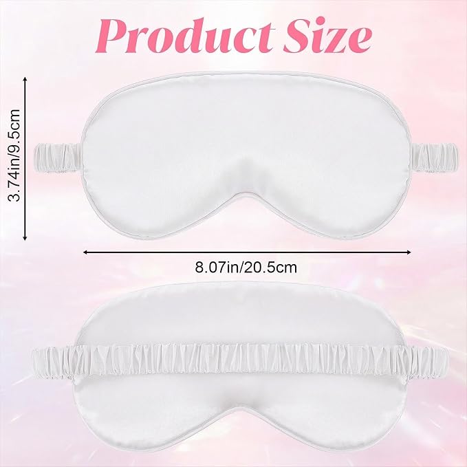 Silk Sleep Eye Mask 4 Pack Mulberry Silk Sleep Mask Eye Cover Blindfold - Image 2