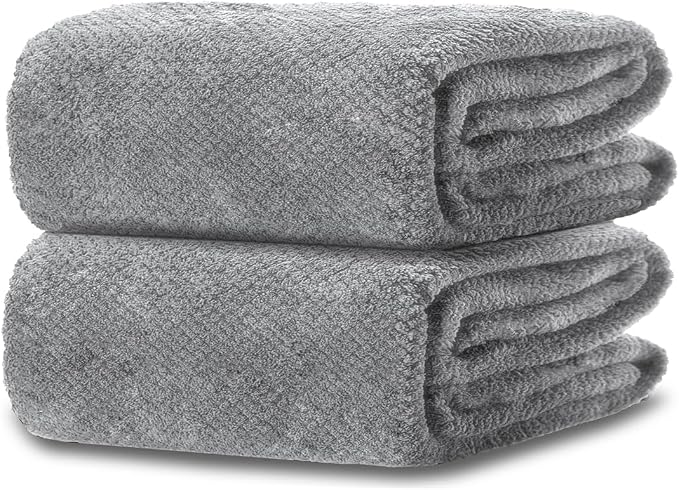 2 Piece Hand Towels Set Set 16x31 Inches, Soft Bath Sheet Towels Highly by FeyocnUS