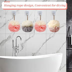 FARMOGA Bath Loofah Sponge Back Scrubber Shower Sponge Soft Mesh Exfoliator - Image 6