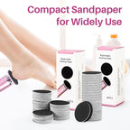 Replaceable Sandpaper for Electric Foot File: 60 Pcs/1 Box Feet Grinder for - Image 3