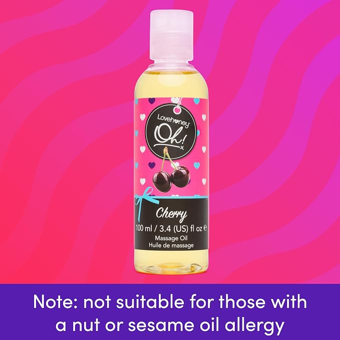 Lovehoney Cherry Massage Oil - Image 6