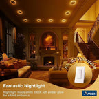 Amico 6 Pack 4 Inch 5CCT LED Recessed Ceiling Light - Image 6