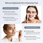 Blackhead Remover Tool, Stainless Steel Face Scraper, Skin Scrubber Face Spatula - Image 5