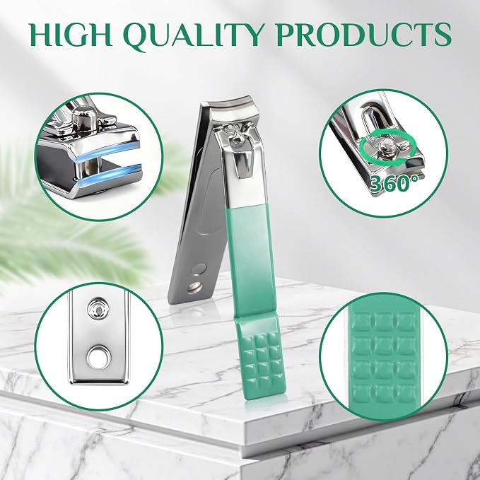 MINKINH Travel Manicure Set 26-Piece, Portable Nail Clippers Kit - Image 2