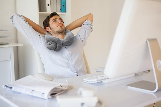 Ideas In Life Vibrating Massaging Neck Pillow - Image 4