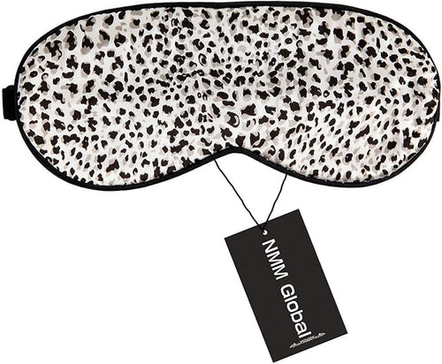 100% Mulberry Silk Sleep Mask Blackout, Cute Natural Sleeping Mask by NMMGlobal