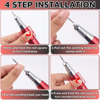 Russian Manicure Drill Bits 30PCS，Electric Nail Drill Bits Nail Drill Bit - Image 4