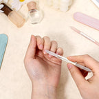 2Pcs Glass Cuticle Pusher with Leather Case, Dual Ended Cuticle Remover Tool - Image 5