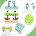 WLLHYF 3 Pack Spa Headband Face Wash Hairband Facial Makeup Head Wraps Cartoon - Image 3