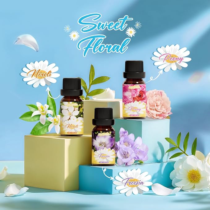 SALKING Essential Oils Gift Set, 100% Pure Fragrance Oil Aromatherapy Essential - Image 3