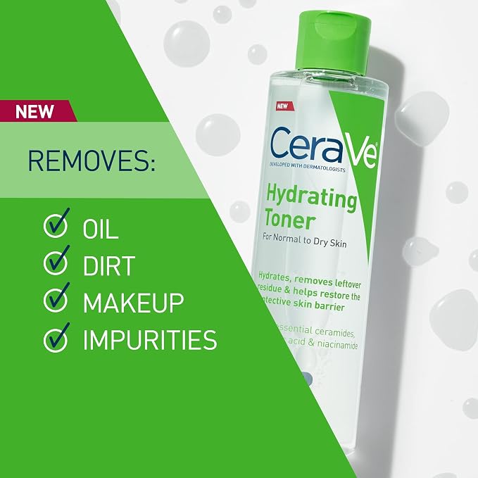 CeraVe Hydrating Toner for Face Non-Alcoholic - Image 3