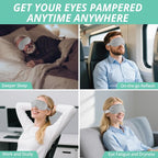VINTEAM Cordless Heated Eye Mask – 3D Design - Image 5