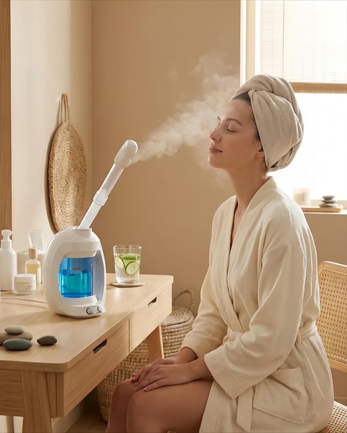 Facial Steamer, Face Steamer for Esthetician and Nano Ionic Portable Ozone Hair - Image 7