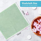 Orighty Wash Cloths Bulk Towels Set 200 Pack, Highly Absorbent and Soft Feel - Image 4