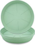 LWALRS Plant Saucer 6 Inch 4 Pack 6 8 10 12 14 16 18 20 25, Plastic Plant Trays by LWALRS