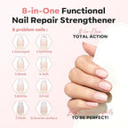 modelones Nail Strengthener Pale Pink White Nail Repair - Image 3