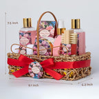 Gifts For Women Gift Basket – 9 Piece Set of ROSE JASMINE Home Spa Set - Image 7