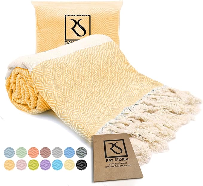 Turkish Beach Towels Oversized Clearance XL 40x71- Sand Free Beach Towel- 100% - Image 6