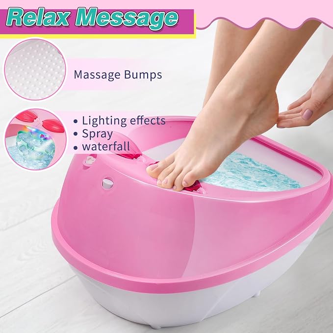 Kids Foot Spa & Nail Kit Set, Kids Spa Day Kit - Image 4