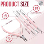 FANDAMEI Cuticle Kit, Cuticle Trimmer, Cuticle Nippers, Ingrown Toenail Removal - Image 2