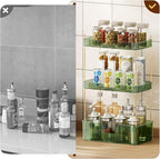 Akinbas 3 Tier Bathroom Organizer Countertop Makeup Perfume Tray Skincare - Image 6