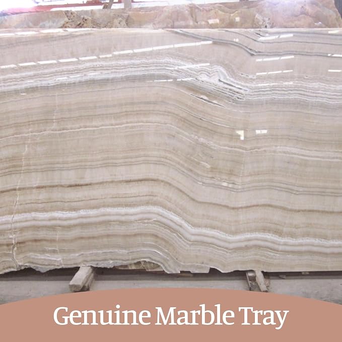 Koville Natural Marble Tray, Catchall - Image 7