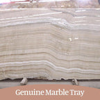 Koville Natural Marble Tray, Catchall - Image 7