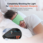 LitBear Sleep Mask for Side Sleeper Women Men, Eye Mask for Sleeping Light - Image 2
