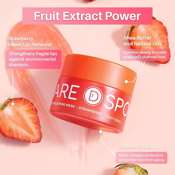 SPODARE Sleeping Lip Mask Strawberry - Image 4