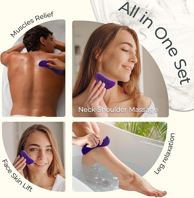 Scienlodic 2 Pcs Gua Sha Massage Tools - Image 4