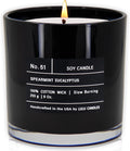 Lulu Candles | Spearmint Eucalyptus | Luxury Scented Soy Jar Candle | Hand by LULUCANDLES