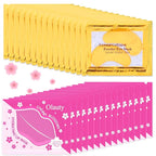 30 Pairs 24K Gold Eye Masks & Lip Masks, Under Eye Patches by Miniling