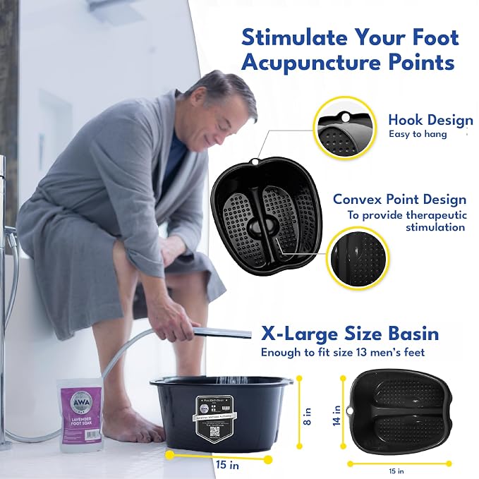 American Wellness Authority AWA Extra Large foot bath basin - Image 4