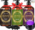 Mothers Day Gifts for Wife, Massage Oil for Massage Therapy, 3 Pack Cellulite by INALIER
