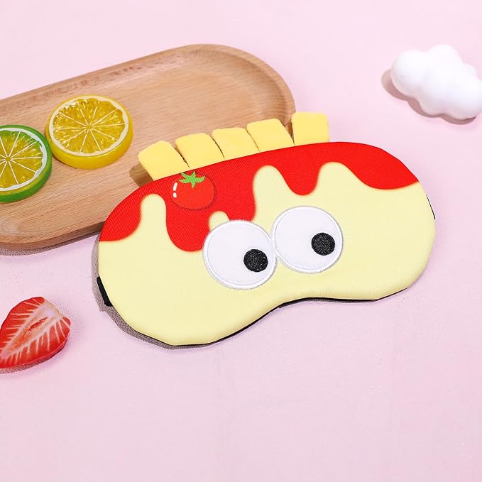PERFECTSIGHT Sleep Eye Masks, Cute Sleep Eye Cover Lightweight Adjustable - Image 7
